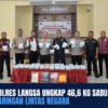 Polres Langsa Sikat 46,6 Kg Sabu Jaringan Malaysia, Kapolres Hyrowo Tunjukkan Gebrakan Pemberantasan Narkoba